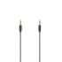 Hama Essential Cable de Audio - Longitud 1.5m - Contactos Chapados en Oro - Color Negro