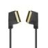 Hama Essential Cable de Audio y Video - Longitud 1.5m - 2x Euroconector Scart - Contactos Chapados en Oro - Color Negro