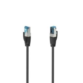 Hama Essential Cable de Red FTP RJ45 Cat-6a - Longitud 5m- Velocidad hasta 10Gbps - Blindaje Doble - Color Negro