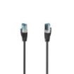 Hama Essential Cable de Red FTP RJ45 Cat-6a - Longitud 5m- Velocidad hasta 10Gbps - Blindaje Doble - Color Negro