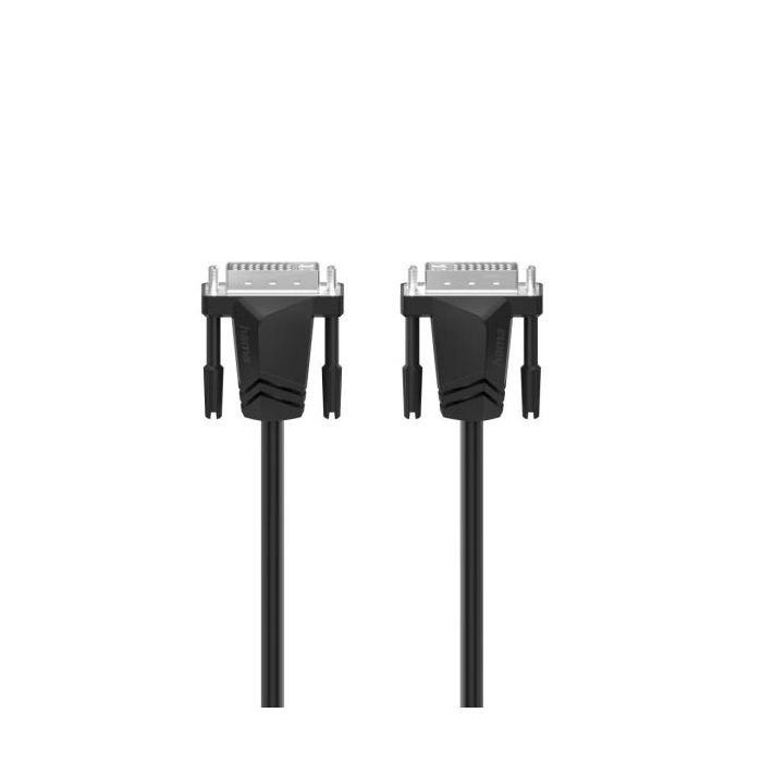 Hama Essential Cable DVI - Cable 1.5m - Wqhd  - Dual Link - Blindaje Doble - Color Negro