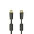 Hama Essential Cable HDMI 4K Macho - Longitud 10m- Soporta ARC - Terminales Chapados en Oro - Ethernet - Velocidad hasta 18Gbps - Blindaje Completo - Color Negro