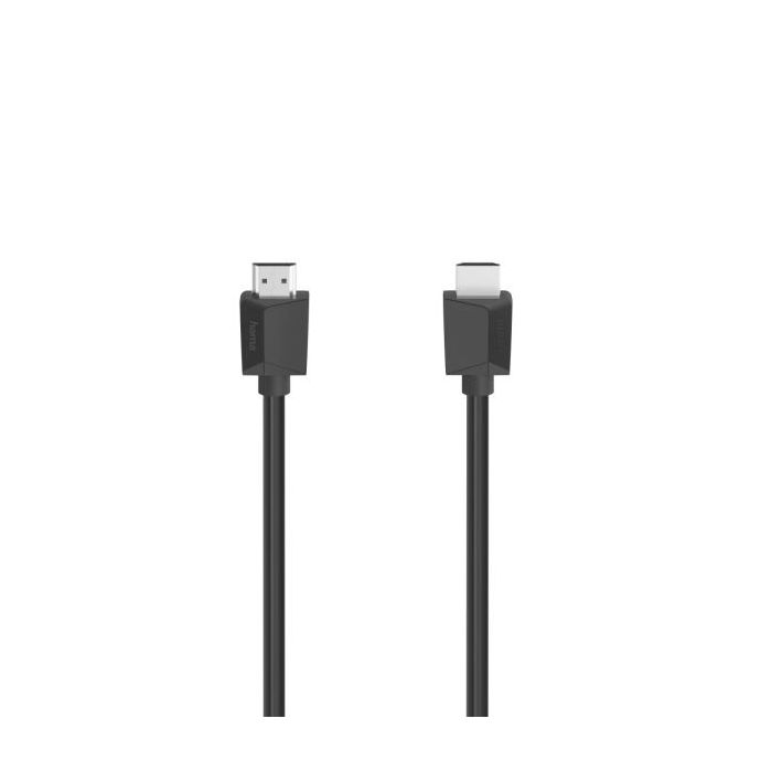 Hama Essential Cable HDMI 4K Macho - Longitud 3m- Soporta ARC - Ethernet - Velocidad hasta 18Gbps - Doble Blindaje - Color Negro