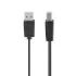 Hama Essential Cable USB - Longitud 3m - USB-A Macho - USB-B Macho - Velocidad hasta 480Mbps - Blindaje Doble - Color Negro