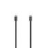 Hama Essential Cable USB-C Macho - Potencia Maxima 100W - Longitud 1m- Velocidad hasta 10Gbps - Blindaje Doble - Color Negro