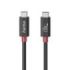 Hama Essential Cable USB-C Macho - Potencia Maxima 240W - Longitud 1m - Velocidad hasta 80Gbps - Blindaje Doble - Color Negro
