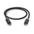 Hama Essential Cable USB-C Macho - Potencia Maxima 240W - Longitud 2m - Velocidad hasta 20Gbps - Blindaje Doble - Color Negro