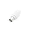 Hama Essential Conector Coaxial Macho - Apto para Cables entre 5 y 7mm - Fijacion con Pinza - Color Blanco