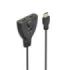 Hama Essential Conmutador HDMI 4K - Cable 1.7cm - Luz LED - 2 Entradas HDMI Hembra - 1 Salida HDMI Macho - Color Negro