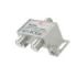 Hama Essential Divisor para Antena - 1 Entrada F Hembra - 2 Salidas F Hembra - Color Plata