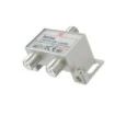 Hama Essential Divisor para Antena - 1 Entrada F Hembra - 2 Salidas F Hembra - Color Plata