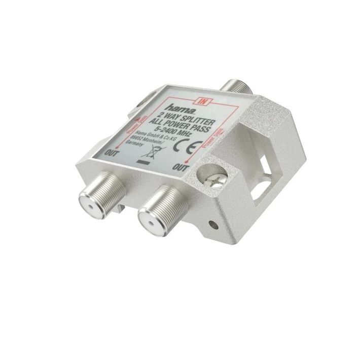 Hama Essential Divisor para Antena - Color Gris