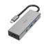Hama Essential Hub USB 3.2 - Potencia Maxima 100W - Cable USB-C Integrado de 15cm - HDMI 4K - USB-C - 2x USB-A - Power Delivery - Color Gris