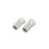 Hama Essential Pack de 2 Conectores F Macho - Cables hasta de 5.5mm - Fijacion con Tornillo - Color Plata