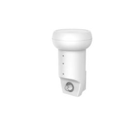Hama Essential Receptor Lnb Satelital con 1 Salida - Salida Conector F - Factor de Ruido 0.3dB - Color Blanco