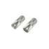 Hama Essential Set de Adaptadores para Cable de Antena - Coaxial Hembra a F Hembra - Coaxial Macho a F Hembra - Color Plata