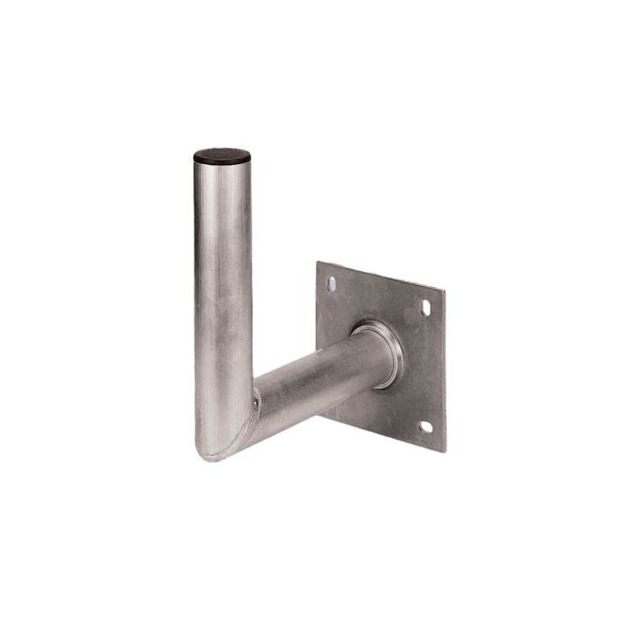 Hama Essential Soporte de Pared para Satelites hasta 1m de Diametro - Aluminio - Separacion de 25cm hasta la Pared - Color Plata