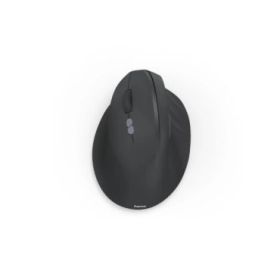 Hama EWM-500L Raton Optico Inalambrico para Zurdos 1600dpi - Ergonomico - 7 Botones - Rango 10m - USB-A RF 2.4GHz - 8.6x7.1x11.5cm - Color Negro