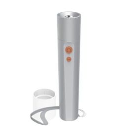 Hama Fl250 Linterna LED - Potencia 3W - 250 Lumenes - Funciona con 3 Pilas AAA - Aluminio - Color Plata