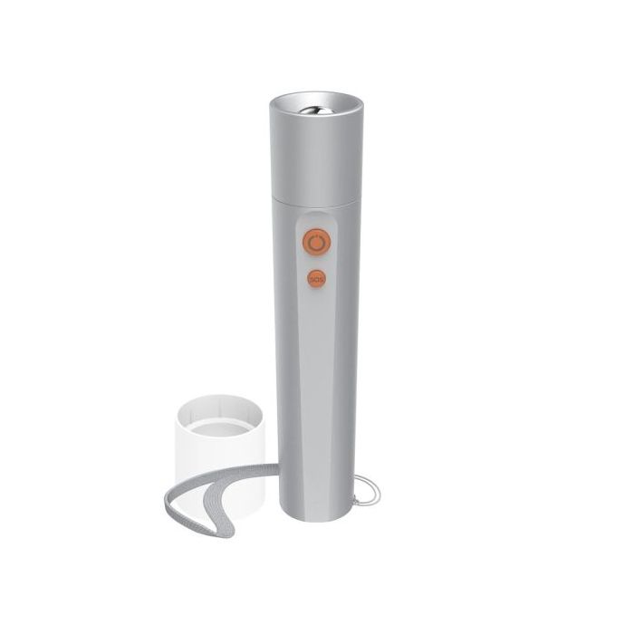 Hama Fl250 Linterna LED - Potencia 3W - 250 Lumenes - Funciona con 3 Pilas AAA - Aluminio - Color Plata