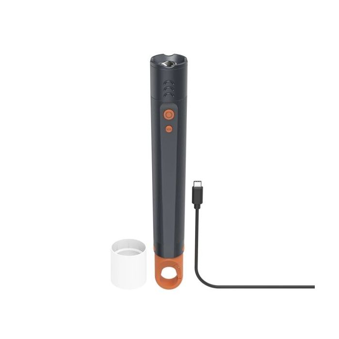 Hama Flx1200-C Linterna LED - Potencia 50W - 1200 Lumenes - Recargable - Bateria - IP44 - Color Gris