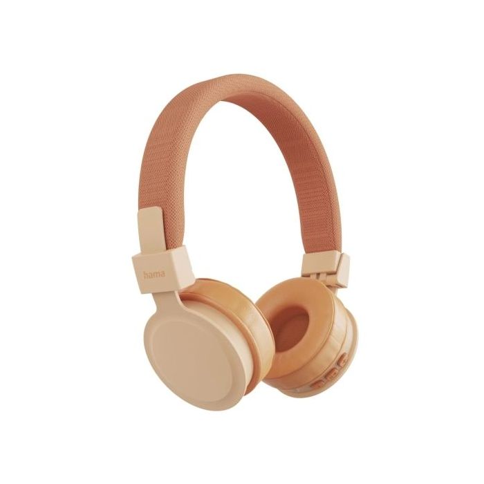 Hama Freedom Lit III Auriculares con Microfono Omnidireccional - Bluetooth - Plegable - Diadema Ajustable - Asistente de Voz - Carga por USB-C - Color Naranja