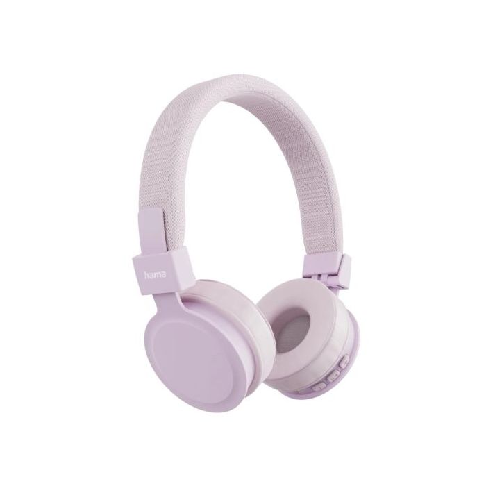 Hama Freedom Lit III Auriculares con Microfono Omnidireccional - Bluetooth - Plegable - Jack 3.5mm - Diadema Ajustable - Asistente de Voz - Carga por USB-C - Color Rosa