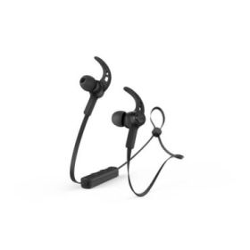 Hama Freedom Run II Auriculares Deportivos - Bluetooth - Radio 10m - Microfono Omnidireccional - Asistente de Voz - Carga por USB-C - Color Negro