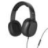 Hama Fun C Auriculares con Microfono Omnidireccional - Cable 1.2m - Diadema Ajustable - Almohadillas de Cuero - Color Negro