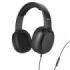 Hama Fun II Auriculares con Microfono Omnidireccional - Cable 1.2m - Jack 3.5mm - Diadema Ajustable - Almohadillas de Cuero - Asistente de Voz - Color Negro