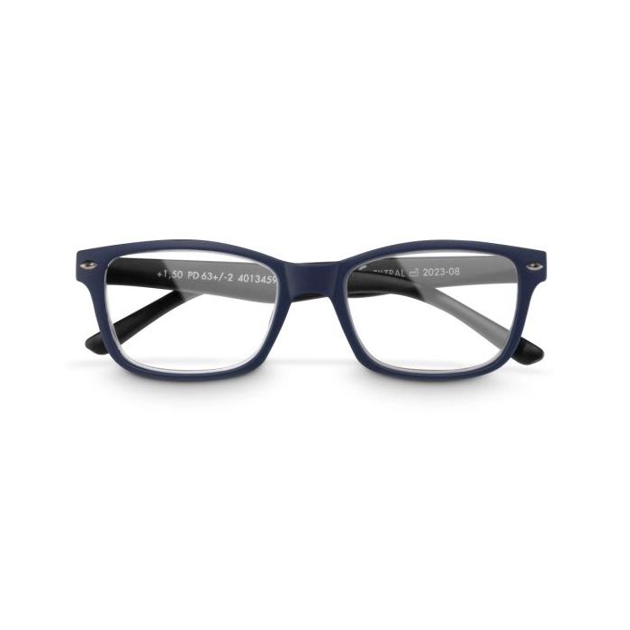 Hama Gafas de Lectura de +2.5 Dioptrias - Montura de Plastico Reciclado - Unisex - Color Azul y Negro