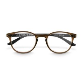 Hama Gafas de Lectura de +2.5 Dioptrias - Montura de Plastico Reciclado - Unisex - Color Marron
