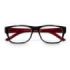 Hama Gafas de Lectura de +2.5 Dioptrias - Montura de Plastico Reciclado - Unisex - Color Negro y Rojo