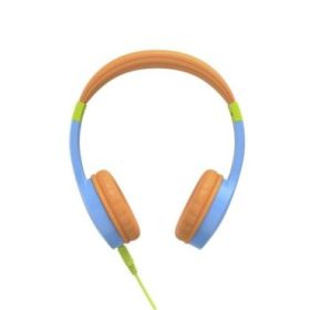 Hama Kids Guard Auriculares con Microfono - Cable 1.2m - Jack 3.5mm - Diadema Ajustable - Color Naranja