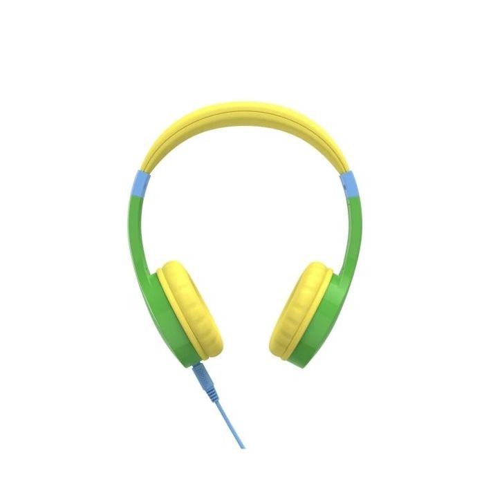 Hama Kids Guard Auriculares con Microfono - Cable 1.2m - Jack 3.5mm - Diadema Ajustable - Color Verde