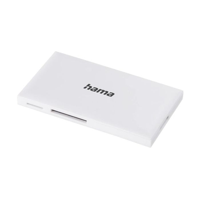Hama Lector de Tarjetas - CompactFlash - Compatible con SD - Micro-SD - Conexion con USB-A - 90.3x9x50.3mm - Color Blanco