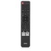 Hama Mando a Distancia para TV Hisense - Alcance 10m - 45 Botones - Acceso Directo a Plataformas de Streaming - 4.2x21.5x1.5cm - Color Negro