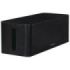Hama Maxi Caja para Regletas y Cables - Facil Organizacion y Limpieza - Proteccion Infantil y de Mascotas - Diametro Maximo del Cable 15mm - 40.6x15.6x13.5cm - Color Negro