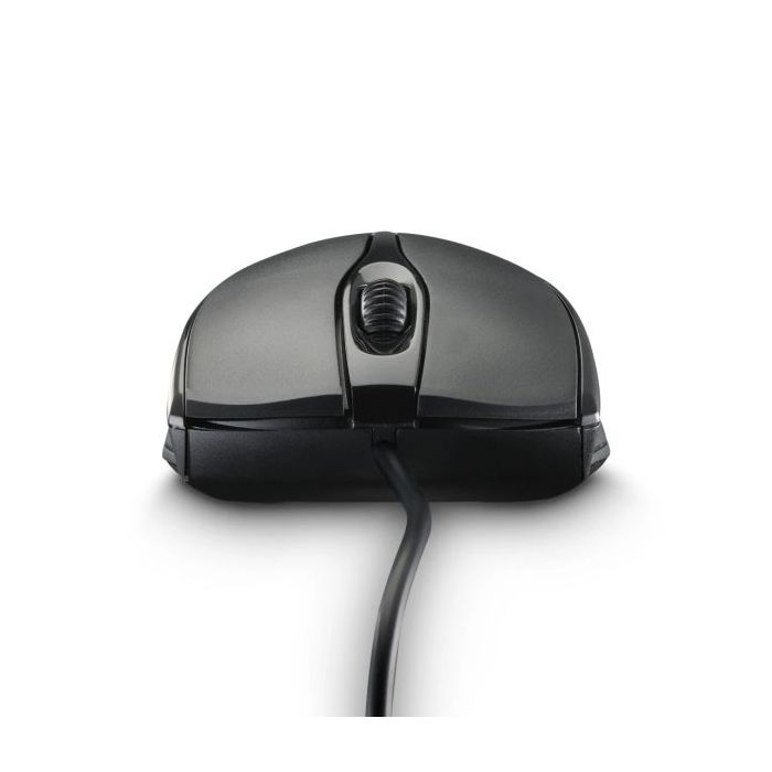 Hama Mc-200 Raton Optico 1000dpi - Cable 150cm - 3 Botones - Uso Ambidiestro - 6.4x3.7x11.4cm - Color Negro