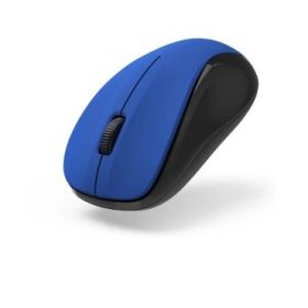 Hama Mw-300 V2 Raton Optico Inalambrico 1200dpi - 3 Botones - Silencioso - USB-A RF 2.4GHz - Uso Ambidiestro - Rango 10m - 5.8x3.7x10.3cm - Color Azul