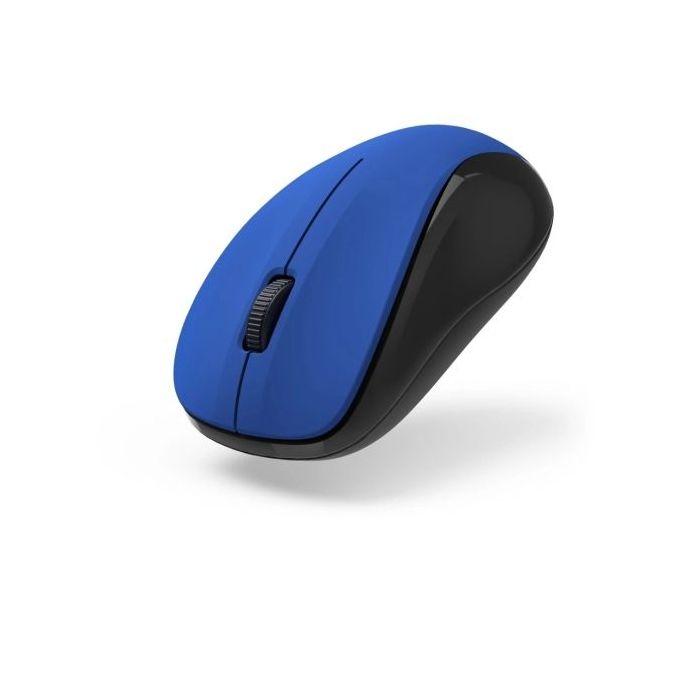 Hama Mw-300 V2 Raton Optico Inalambrico 1200dpi - 3 Botones - Silencioso - USB-A RF 2.4GHz - Uso Ambidiestro - Rango 10m - 5.8x3.7x10.3cm - Color Azul