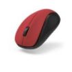 Hama Mw-300 V2 Raton Optico Inalambrico 1200dpi - 3 Botones - USB-A RF 2.4GHz - Silencioso - Uso Ambidiestro - Rango 10m - 5.8x3.7x10.3cm - Color Negro y Rojo