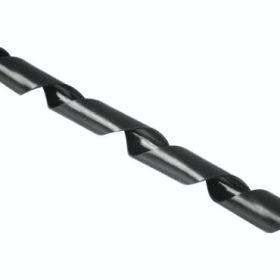 Hama Organizador de Cable en Espiral 30mm - Flexible - Longitud 2.5m - Polietileno - Color Negro