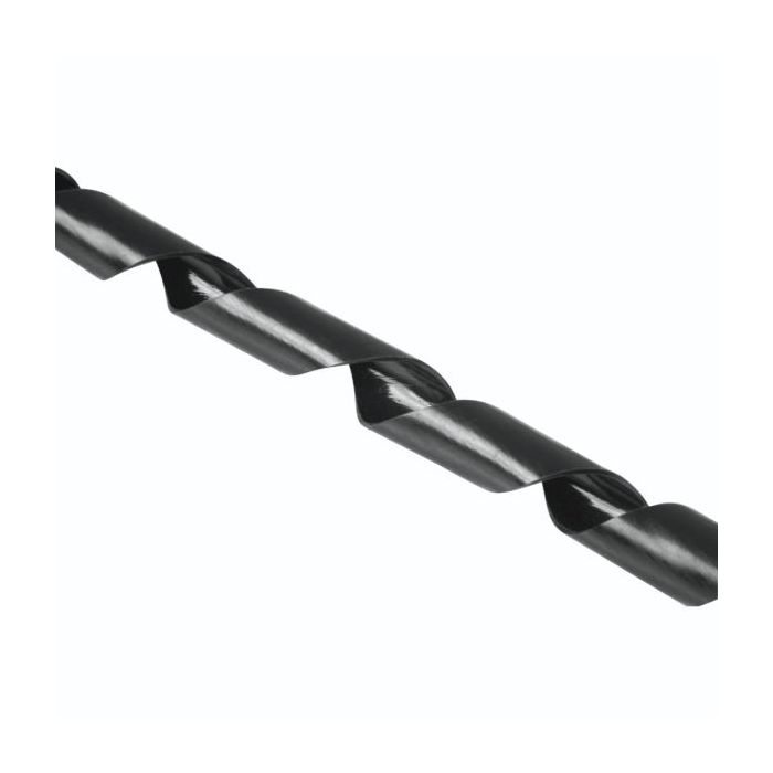 Hama Organizador de Cable en Espiral 30mm - Flexible - Longitud 2.5m - Polietileno - Color Negro