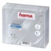 Hama Pack de 5 Cajas Vacias para CD/DVD - Poliestireno - 14x12.4x1.04cm - Color Transparente
