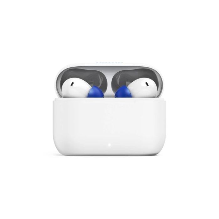 Hama Passion Clear II Auriculares con Microfono Omnidireccional - Bluetooth - Rango 10m - Asistente de Voz - Carga por USB-C - Color Blanco