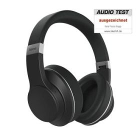 Hama Passion Voyage Auriculares con Microfono Omnidireccional - Bluetooth - Rango 10m - Diadema Ajustable - Asistente de Voz - Color Negro