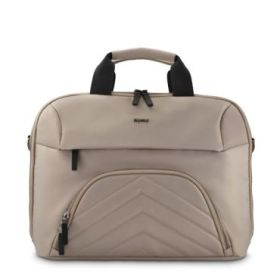 Hama Premium Lightweight Mochila para Portatiles hasta 16.2" - Poliester Reciclado - Interior Acolchado - Bolsillos Frontales - 45x9x33cm - Color Beige