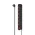 Hama Regleta Alimentacion con 6 Tomas - Potencia Maxima 3680W - Cable 1.4m - Voltaje 250V - Enchufe Schuko en Angulo - 7.5x4.5x46cm - Color Negro