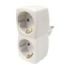Hama Regleta de Pared con 2 Tomas Schuko - Potencia Maxima 3600W - Color Blanco